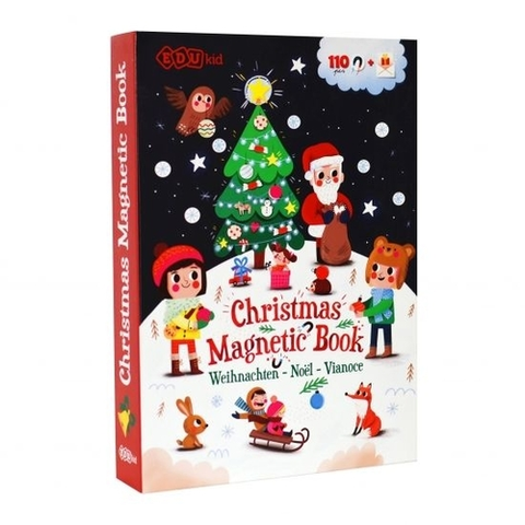 3D, magnetické, priestorové knihy Magnetická kniha Vianoce - Christmas Magnetic Book, 2.vydanie - Kolektív autorov