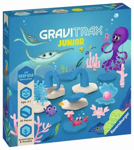 Hračky strategické spoločenské hry RAVENSBURGER - GraviTrax junior oceán