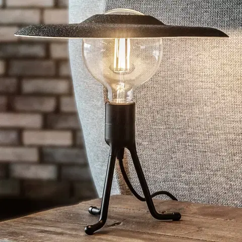 Lampy na nočný stolík UMAGE UMAGE Shade stolná lampa čierna/plsť