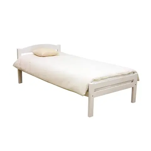 Drevené postele Posteľ buková Lux 200x90 white