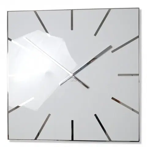 Hodiny Nástenné akrylové hodiny Exact Flex z119-2-0-x, 50 cm, biele