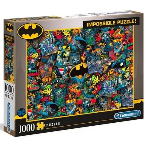 1000 dielikov Puzzle Impossible Batman 1000 Clementoni