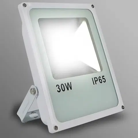 LED vonkajšie reflektory Biely LED reflektor 20W IP65 1600LM 4000K EK724