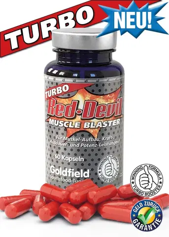 Tabletové pumpy Red Devil Turbo - Goldfield 60 kaps.