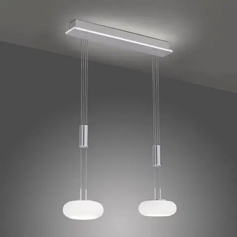 SmartHome lustre Q-Smart-Home Paul Neuhaus Q-ETIENNE závesné LED svietidlo, 2-pl