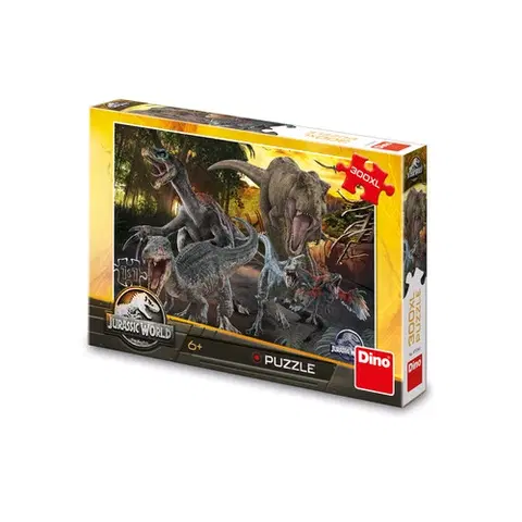 300 dielikov Dino Toys Puzzle Jurský svet 300 XL Dino