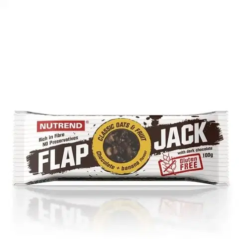 Energetické tyčinky & Flapjacky NUTREND FLAPJACK 100 g čokoláda višňa