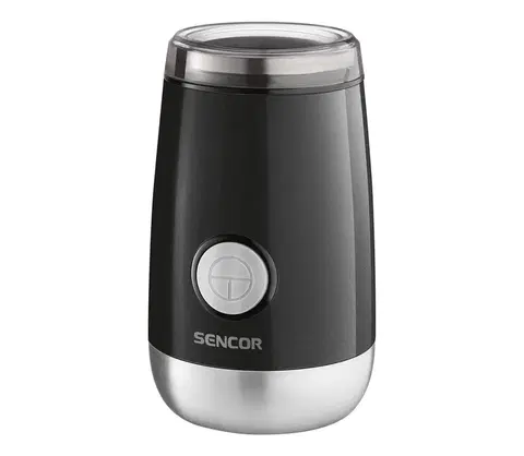 Predlžovacie káble Sencor Sencor - Elektrický mlynček na zrnkovú kávu 60 g 150W/230V čierna/chróm 