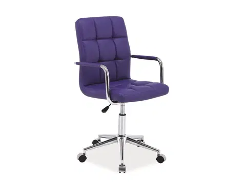 Kancelárske stoličky Signal Kancelárska stolička Q-022 fialová