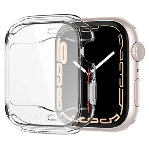 Príslušenstvo k wearables Spigen Ultra Hybrid ochranný kryt pre Apple Watch 7/8/9 45 mm, transparentný