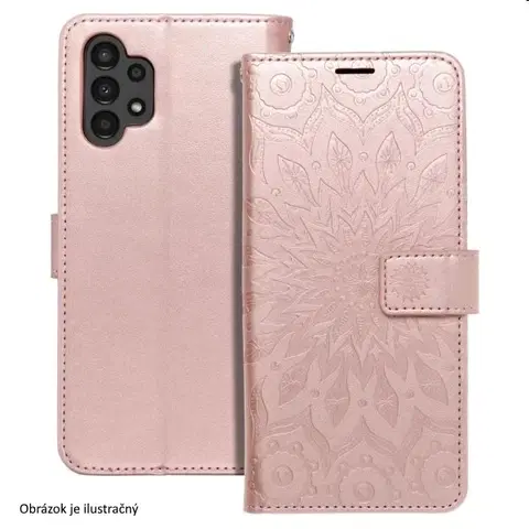 Puzdrá na mobilné telefóny Knižkové puzdro MEZZO Book mandala pre Samsung Galaxy A15 5G, ružová TEL239915