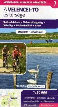 Sprievodcovia, mapy - ostatné A Velencei-tó és térsége 1 : 50 000 - Kerékpártérkép