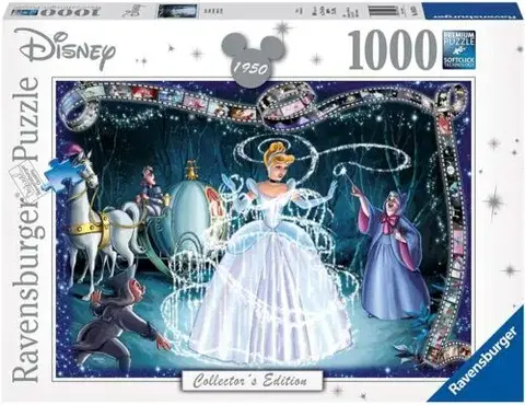 1000 dielikov Ravensburger Puzzle Disney: Popoluška 1000 Ravensburger