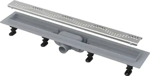 Sprchovacie kúty Alcadrain Podlahový žľab s okrajom pre perforovaný rošt APZ8-550M APZ8-550M