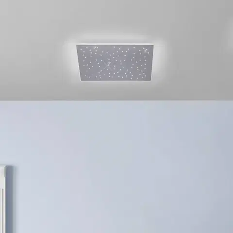 SmartHome stropné svietidlá Q-Smart-Home Paul Neuhaus Q-NIGHTSKY, stropné LED, 60 x 60 cm