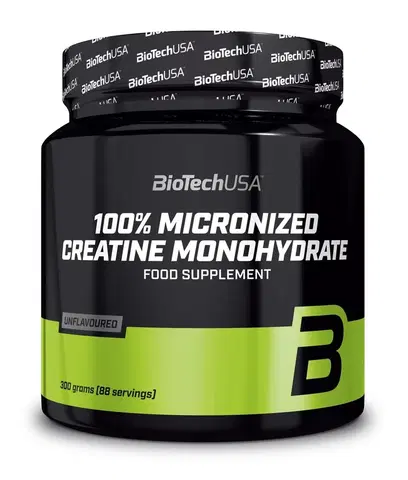 Kreatín monohydrát 100% Creatine Monohydrate - Biotech USA 300 g