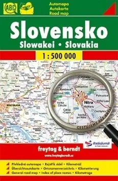 Do auta Slovensko 1:500 000 - automapa