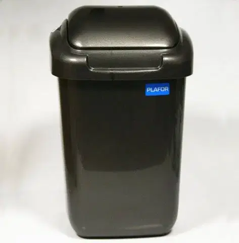 Odpadkové koše Kinekus Kôš na odpad preklápací 50 l, plastový, STANDARD, grafit