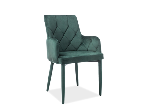 Jedálenské stoličky RICHARDO VELVET jedálenská stolička, zelený zamat