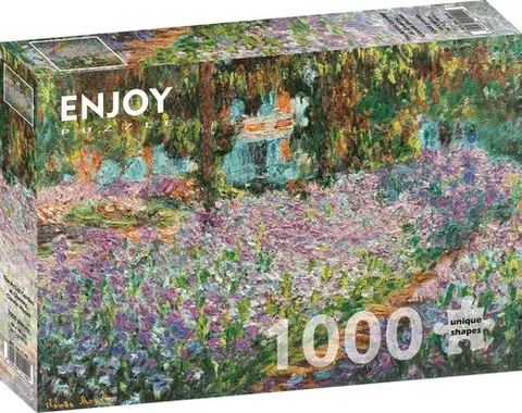 1000 dielikov Enjoy Puzzle Claude Monet: The Artist Garden at Giverny 1000 Enjoy