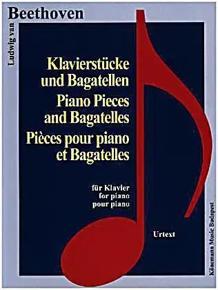 Hudba - noty, spevníky, príručky Beethoven Klavierstücke und Bagatellen - Ludwig van Beethoven