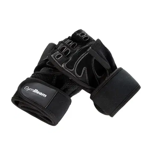 Rukavice na cvičenie GymBeam Fitness rukavice Wrap Black  L