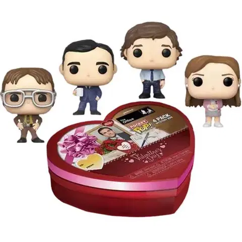 Zberateľské figúrky POP! 4 Pack Happy Valentine’s Day (The Office) Special Edition