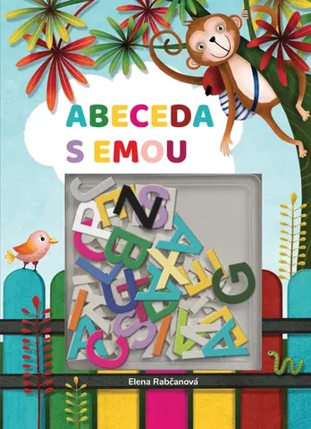 Leporelá, krabičky, puzzle knihy Abeceda s Emou - Elena Rabčanová