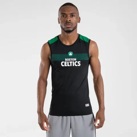 tričká Pánske spodné tielko na basketbal UT500 NBA Celtics čierne