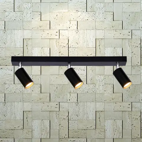 Moderné lampy do obývačky Luster Monti Čierna K-4727 LW3