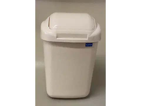 Odpadkové koše PLAFOR - Kôš na odpad 30 l béžový mramor plast