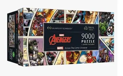 Nad 6000 dielikov Trefl Puzzle Marvel - Naprieč komiksovým vesmírom 9000 Trefl Prime