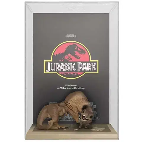 Zberateľské figúrky POP! Movie Posters: Tyrannosaurus Rex & Velociraptor (Jurassic Park) POP-0002