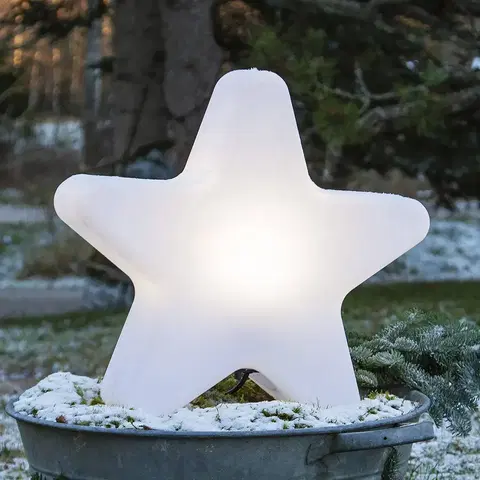 Vonkajšie dekoratívne svietidlá STAR TRADING Svetlo na terasu Gardenlight v tvare hviezdy