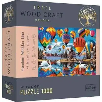 1000 dielikov Trefl Drevené puzzle Farebné balóny 1000 Trefl