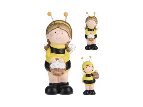 Sošky, figurky - zvieratá MAKRO - Včielka 27cm mix