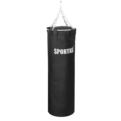 Boxovacie vrecia a hrušky Kožené boxovacie vrece SportKO Leather 35x110cm / 50kg