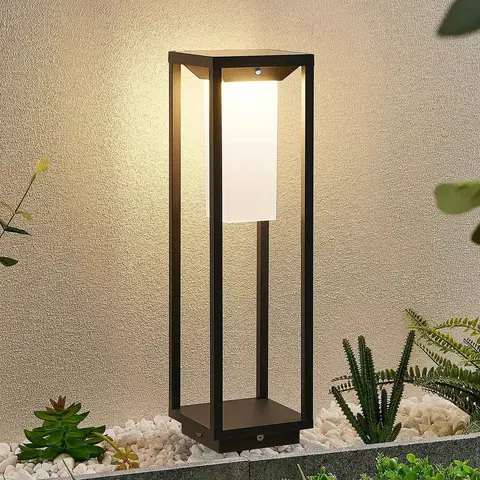 Solárne lampy Lucande Lucande Eliel solárne LED svietidlo, 50 cm