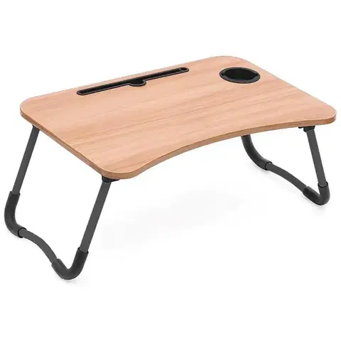 Konferenčné stolíky s úložným priestorom Stolík na notebook Timber dub