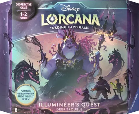 Rodinné hry Ravensburger Disney Lorcana: Ursula's Return - Illumineer's Quest Deep Trouble (hra v angličtine)