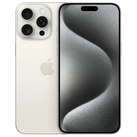 Mobilné telefóny Apple iPhone 15 Pro Max 256 GB Titánová biela MU783SXA