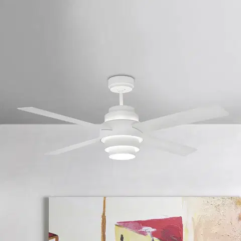 Ventilátory FARO BARCELONA Efektívny stropný ventilátor Disc s LED