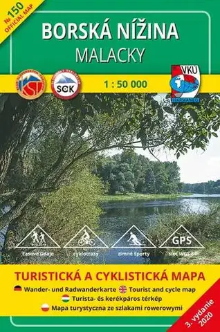 Turistika, skaly TM 150 Borská nížina - Malacky 3 vyd. 2020 - Kolektív autorov