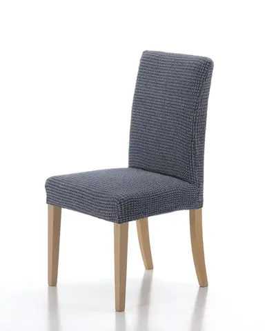 Stoličky Poťah elastický na celú stoličku, komplet 2 ks SADA, modrý