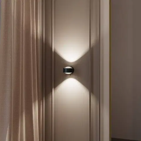 Bodové svetlá Top Light Puk! 120 Wall LED svetlá šošovky číre čierna matná