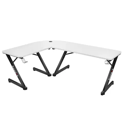 Moderné kancelárske stoly Písací stôl pre hráča HZ-Hero 7.0 white
