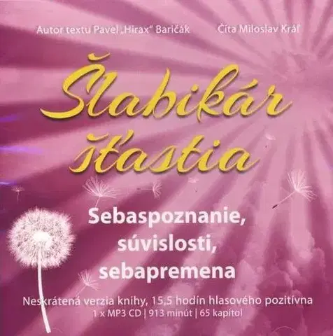 Audioknihy Hladohlas Šlabikár šťastia 2. Sebaspoznanie, súvislosti, sebapremena - audiokniha
