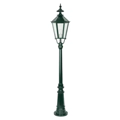 Verejné osvetlenie K.S. Verlichting Dublinské stĺpikové svetlo z tlakovo liateho hliníka, zelené