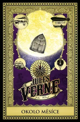 Sci-fi a fantasy Okolo Měsíce - Jules Verne
