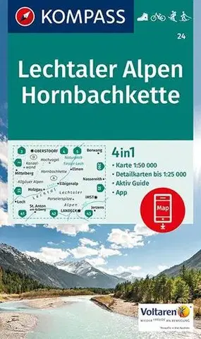 Turistika, skaly Lechtaler Alpen, Hornbachkette 24